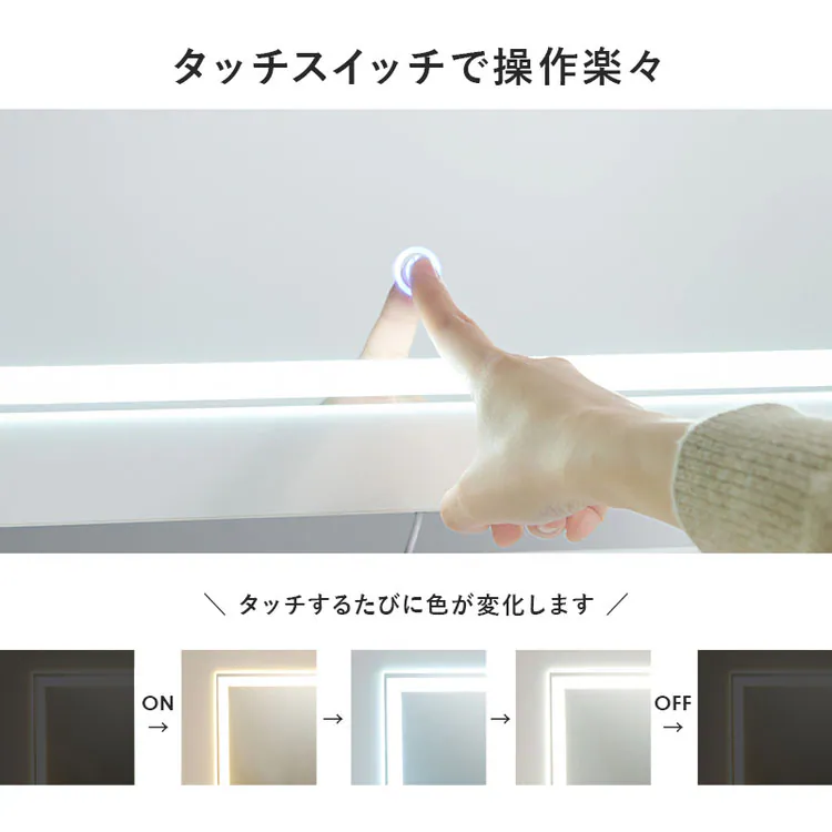 コスメワゴン ホワイト MUD-6628WH