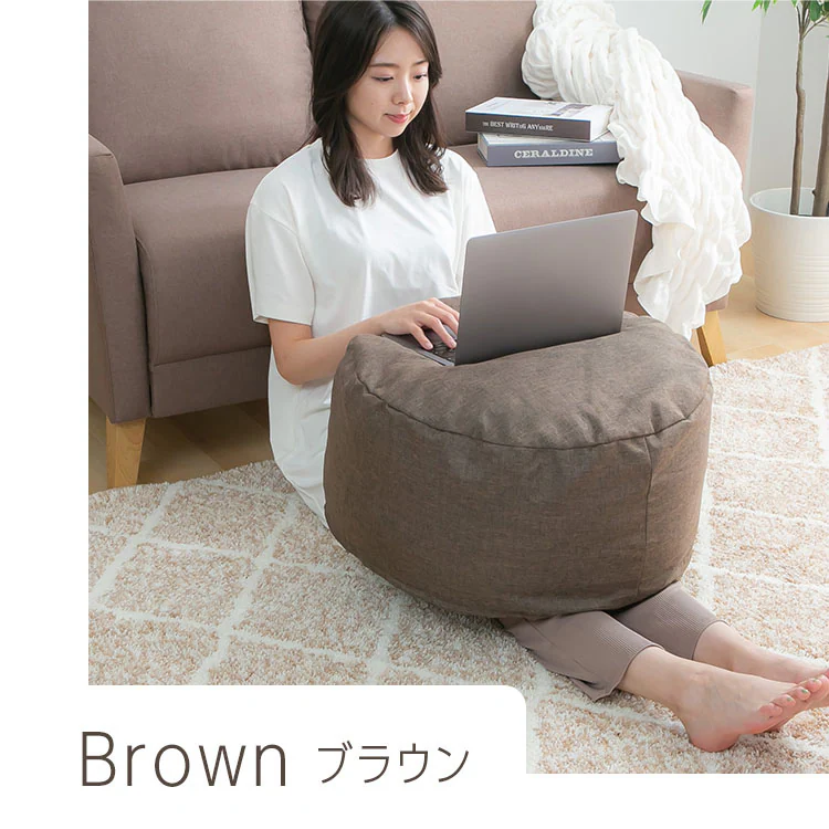 クッションになる 布団収納ケース 丸型(大) 全4色【プラザセレクト】