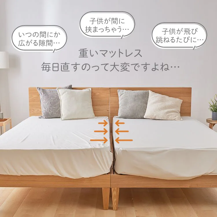 【販売指示後カートアップ】マットレスバンド ホワイト 【プラザセレクト】