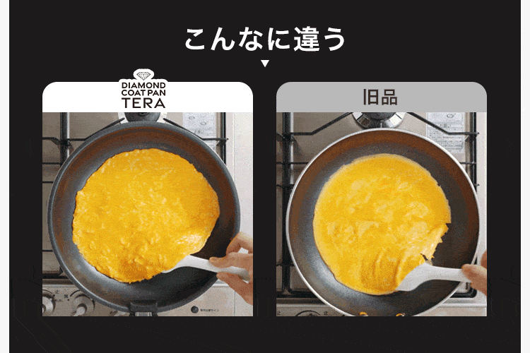 フライパン 12点セット IH/ガス火対応 DIAMOND COAT PAN EHDC-T12S グレイッシュブラウン5