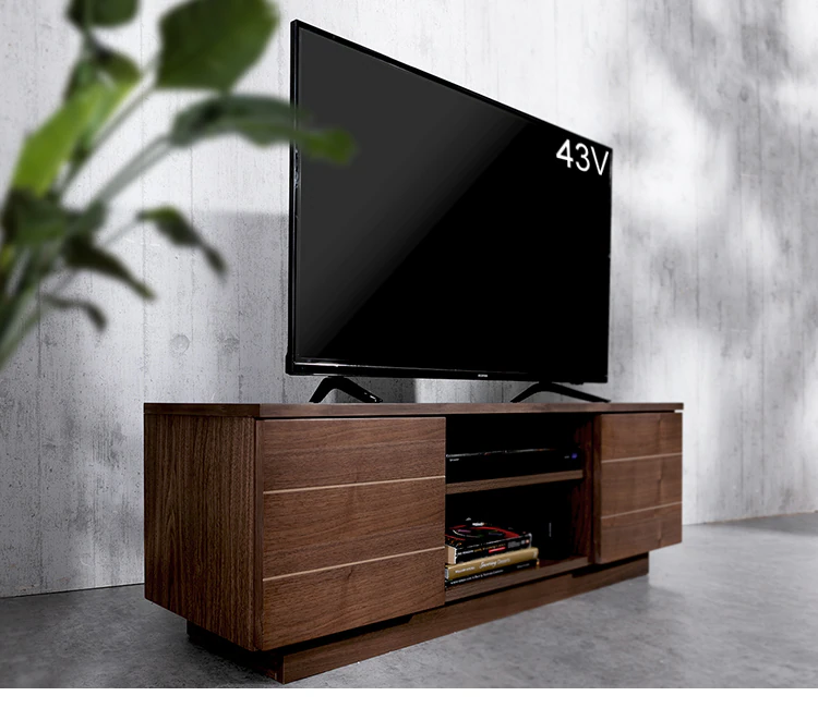 【時間帯指定不可】ボックステレビ台 125cm BTS-SD125U-N ナチュラル 2