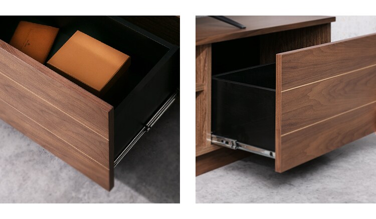 【時間帯指定不可】テレビ台 ボックスタイプ  150cmBTS-SD150U-WN ウォールナット3