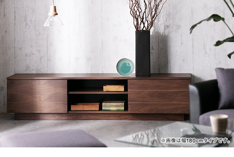 【時間帯指定不可】テレビ台 ボックスタイプ  150cmBTS-SD150U-WN ウォールナット4