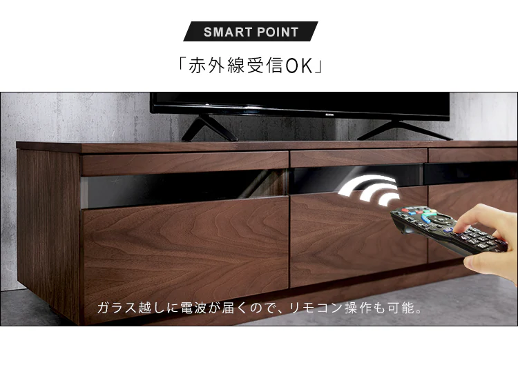 ボックステレビ台 150cmBTS-GD150U 全2色17