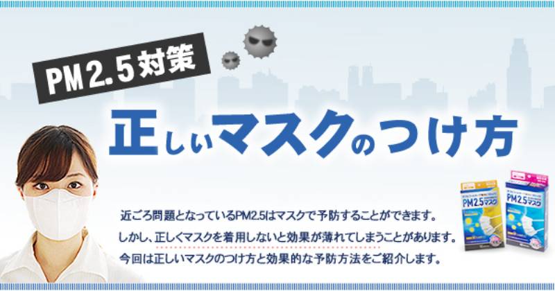Pm2 5対策 正しいマスクのつけ方 アイリスプラザ メディア Pm2 5対策 正しいマスクのつけ方 アイリスプラザ メディア