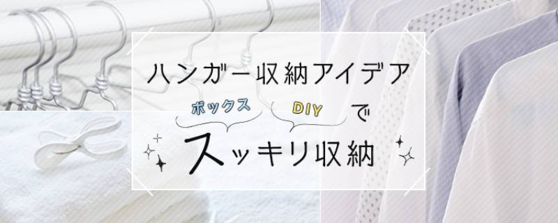 ハンガー収納アイデア ボックス Diyでスッキリ収納 アイリスプラザ メディア