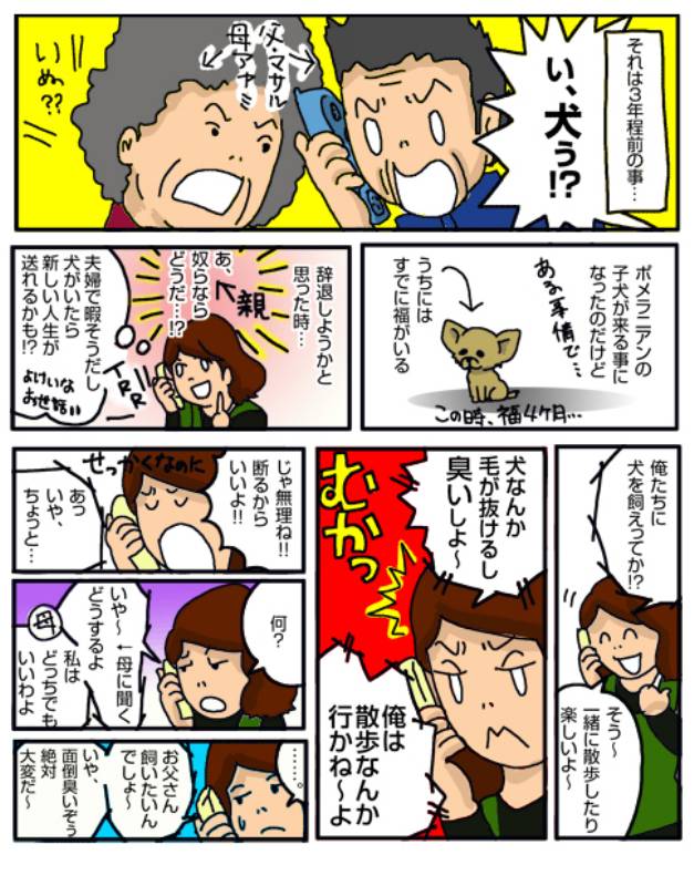 老人と犬 アイリスプラザ メディア