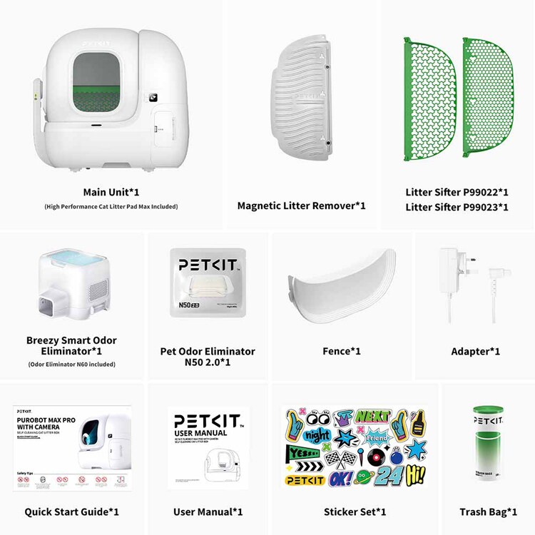 PETKIT AIカメラ付き自動トイレ Purobot Max Pro P9904 【プラザセレクト】